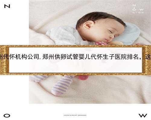正规的代孕服务，郑州代怀机构公司,郑州供卵试管婴儿代怀生子医院排名，这